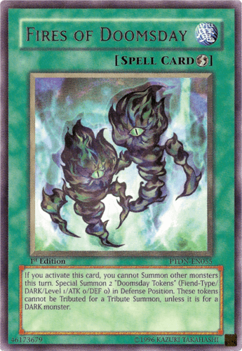Fires of Doomsday - PTDN-EN055 Rare 1st Edition