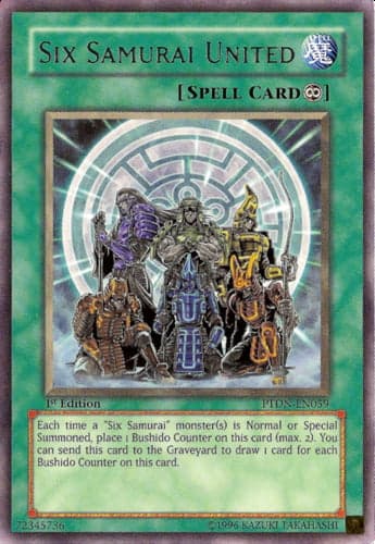 Six Samurai United - PTDN-EN059 Rare 1st Edition
