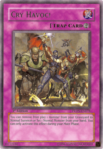 Cry Havoc! - PTDN-EN078 Rare 1st Edition