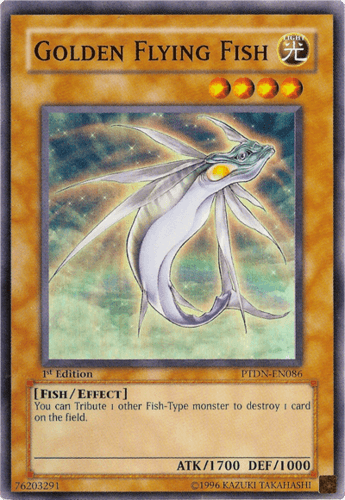 Golden Flying Fish - PTDN-EN086 Super Rare 1st Edition
