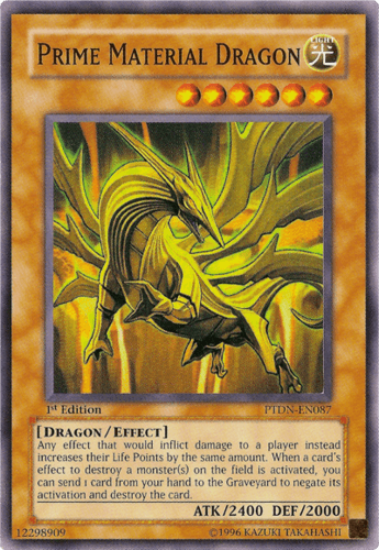 Prime Material Dragon - PTDN-EN087 Super Rare Unlimited