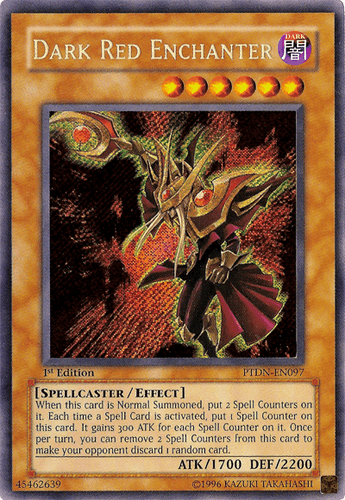 Dark Red Enchanter - PTDN-EN097 Secret Rare 1st Edition