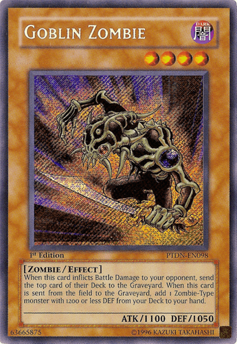 Goblin Zombie - PTDN-EN098 Secret Rare 1st Edition