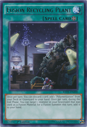 Fusion Recycling Plant - RATE-EN000 Rare 1st Edition