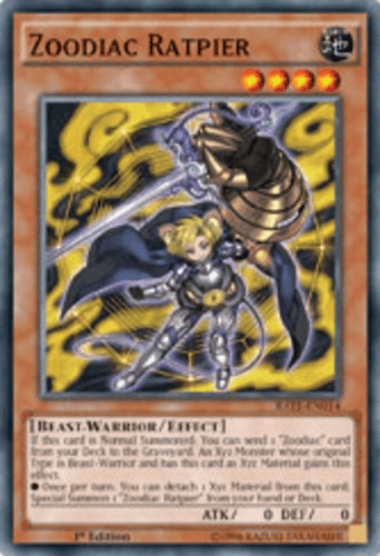 Zoodiac Ratpier - RATE-EN014 Super Rare 1st Edition