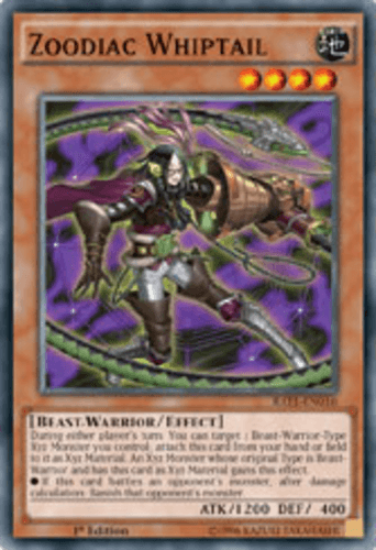 Zoodiac Whiptail - RATE-EN016 Super Rare 1st Edition