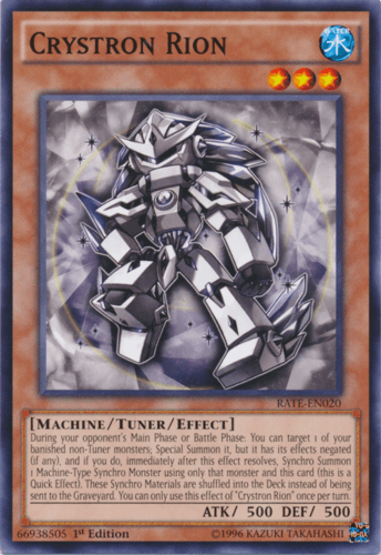 Crystron Rion - RATE-EN020 Common 1st Edition