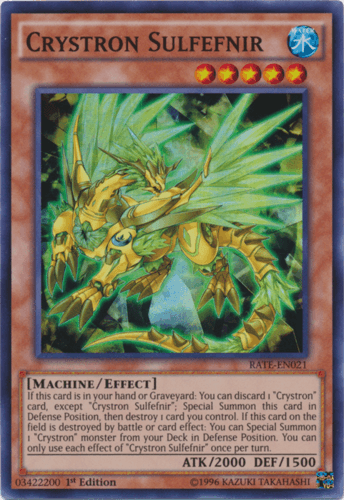Crystron Sulfefnir - RATE-EN021 Super Rare Unlimited