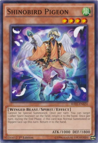 Shinobird Pigeon - RATE-EN024 Common 1st Edition