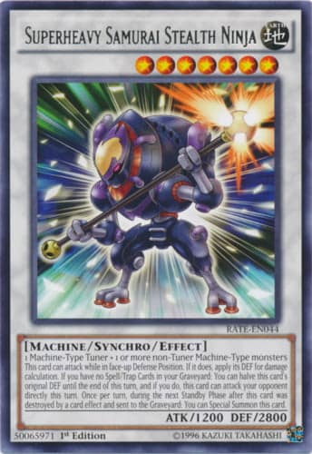Superheavy Samurai Stealth Ninja - RATE-EN044 Rare 1st Edition