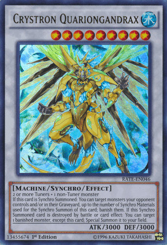 Crystron Quariongandrax - RATE-EN046 Ultra Rare Unlimited