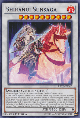 Shiranui Sunsaga - RATE-EN047 Rare Unlimited