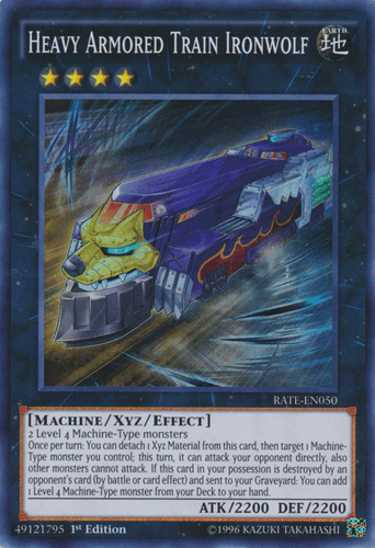 Heavy Armored Train Ironwolf - RATE-EN050 Super Rare 1st Edition