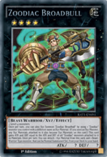 Zoodiac Broadbull - RATE-EN051 Secret Rare Unlimited