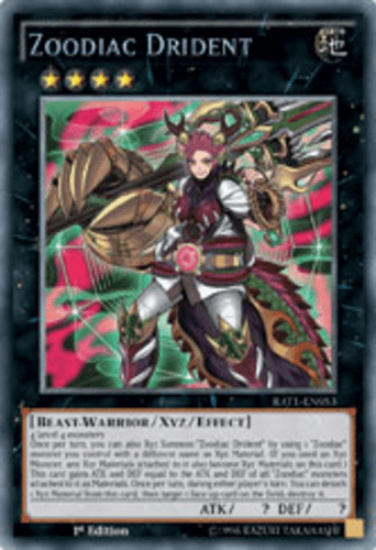Zoodiac Drident - RATE-EN053 Secret Rare 1st Edition