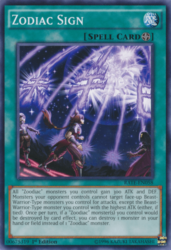 Zodiac Sign - RATE-EN058 Common Unlimited