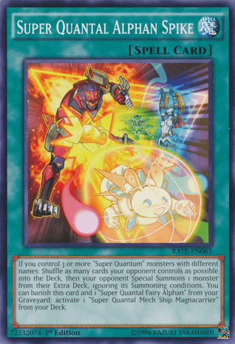 Super Quantal Alphan Spike - RATE-EN063 Common 1st Edition