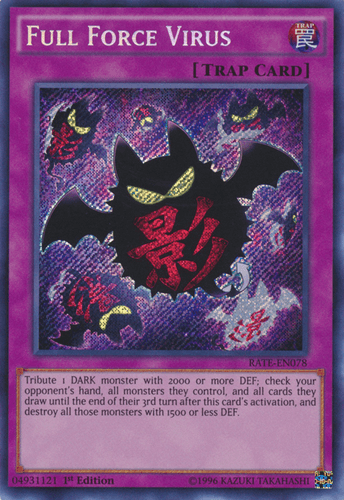 Full Force Virus - RATE-EN078 Secret Rare Unlimited
