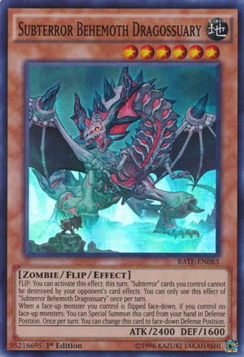 Subterror Behemoth Dragossuary - RATE-EN083 Super Rare Unlimited