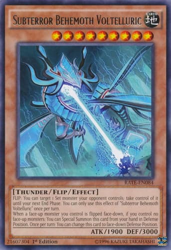 Subterror Behemoth Voltelluric - RATE-EN084 Rare Unlimited