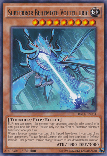 Subterror Behemoth Voltelluric - RATE-EN084 Rare 1st Edition