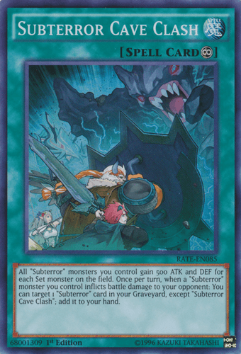 Subterror Cave Clash - RATE-EN085 Super Rare Unlimited