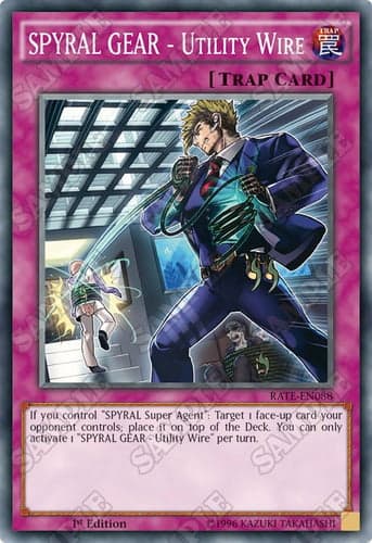 SPYRAL GEAR - Utility Wire - RATE-EN088 Super Rare Unlimited