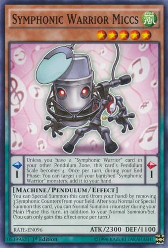 Symphonic Warrior Miccs - RATE-EN096 Common Unlimited