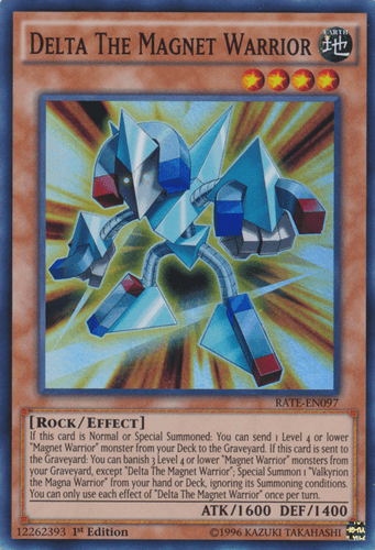 Delta The Magnet Warrior - RATE-EN097 Super Rare Unlimited
