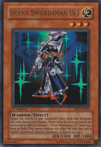 Silent Swordsman LV3 - RDS-EN009 Ultra Rare 1st Edition