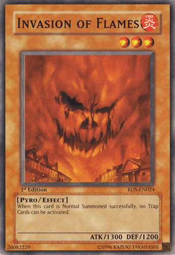 Invasion of Flames - RDS-EN024 Common 1st Edition