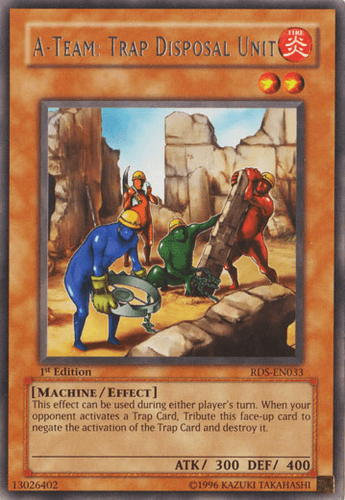 A-Team: Trap Disposal Unit - RDS-EN033 Rare 1st Edition