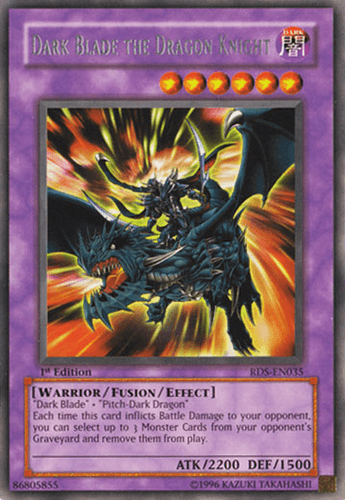 Dark Blade the Dragon Knight - RDS-EN035 Rare 1st Edition
