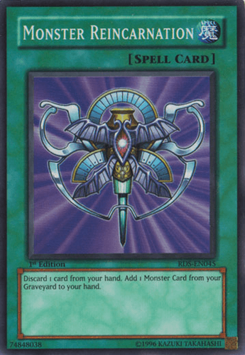 Monster Reincarnation - RDS-EN045 Ultimate Rare 1st Edition