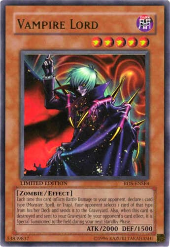Vampire Lord - RDS-ENSE4 Ultra Rare Limited Edition