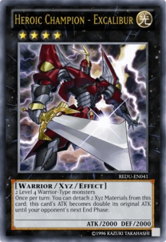 Heroic Champion - Excalibur - REDU-EN041 Ultimate Rare 1st Edition