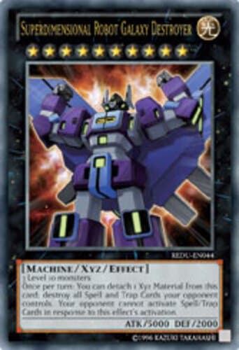 Superdimensional Robot Galaxy Destroyer - REDU-EN044 Ultimate Rare 1st Edition