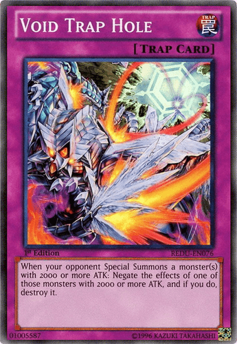 Void Trap Hole - REDU-EN076 Super Rare Unlimited