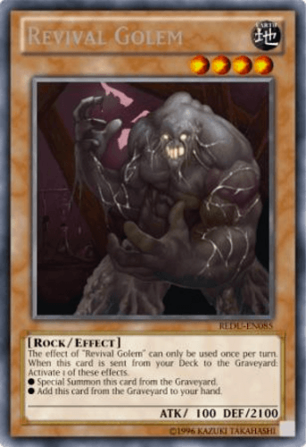 Revival Golem - REDU-EN085 Rare 1st Edition