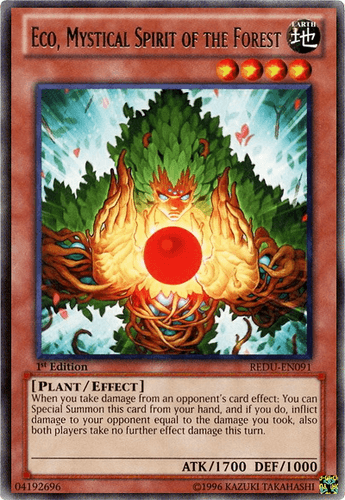 Eco, Mystical Spirit of the Forest - REDU-EN091 Rare 1st Edition