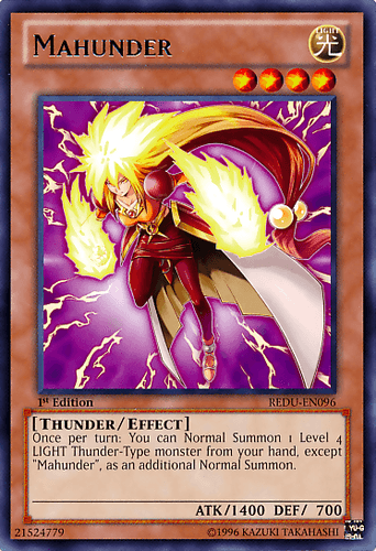 Mahunder - REDU-EN096 Rare 1st Edition