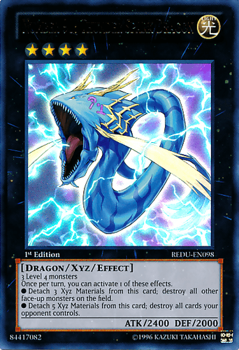 Number 91: Thunder Spark Dragon - REDU-EN098 Ultimate Rare 1st Edition