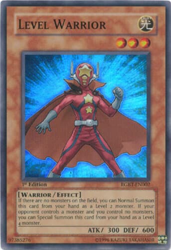 Level Warrior - RGBT-EN002 Super Rare 1st Edition