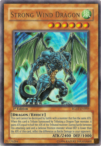 Strong Wind Dragon - RGBT-EN003 Ultra Rare 1st Edition
