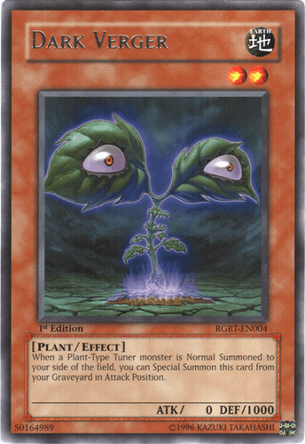 Dark Verger - RGBT-EN004 Rare 1st Edition