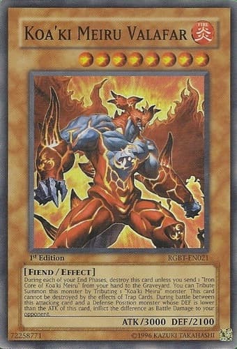 Koa'ki Meiru Valafar - RGBT-EN021 Super Rare Unlimited