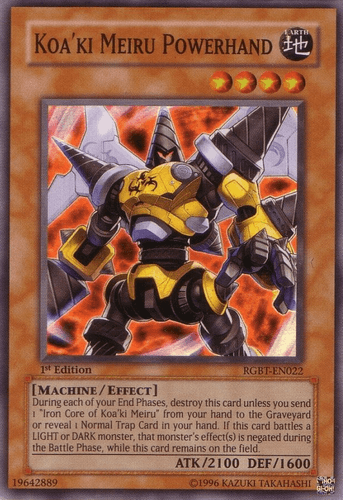 Koa'ki Meiru Powerhand - RGBT-EN022 Super Rare Unlimited