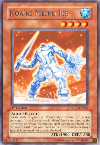 Koa'ki Meiru Ice - RGBT-EN025 Rare Unlimited