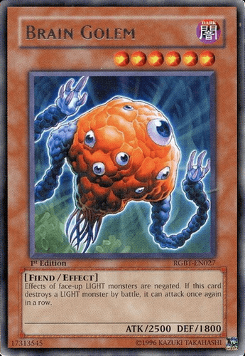 Brain Golem - RGBT-EN027 Rare 1st Edition