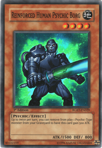 Reinforced Human Psychic Borg - RGBT-EN029 Super Rare Unlimited